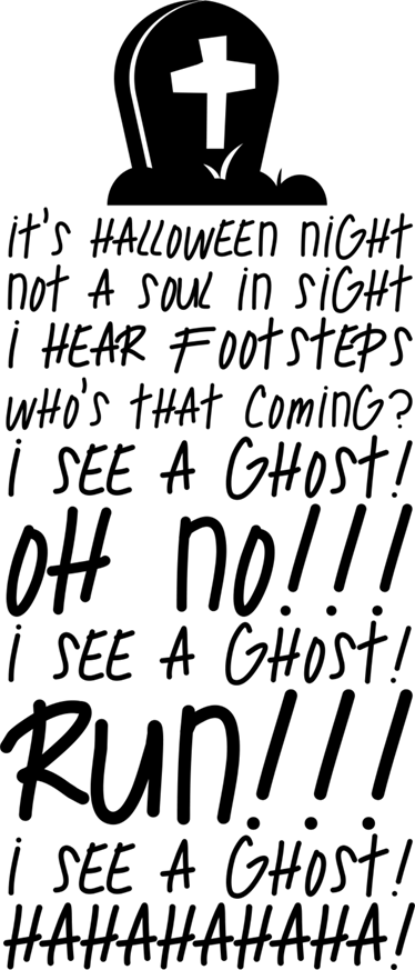 Vinil podovi noć vještica popularna pjesma - TenStickers