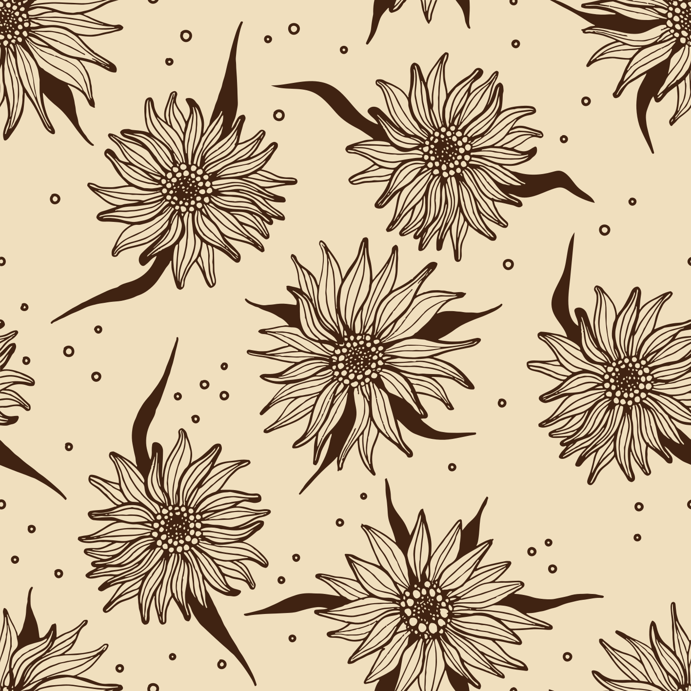 Vinil podovi cvijeće i biljke stari suncokret - TenStickers