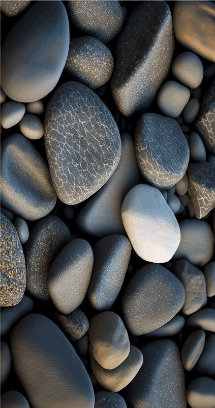 Vinil podovi za kupatilo ocean stones - TenStickers