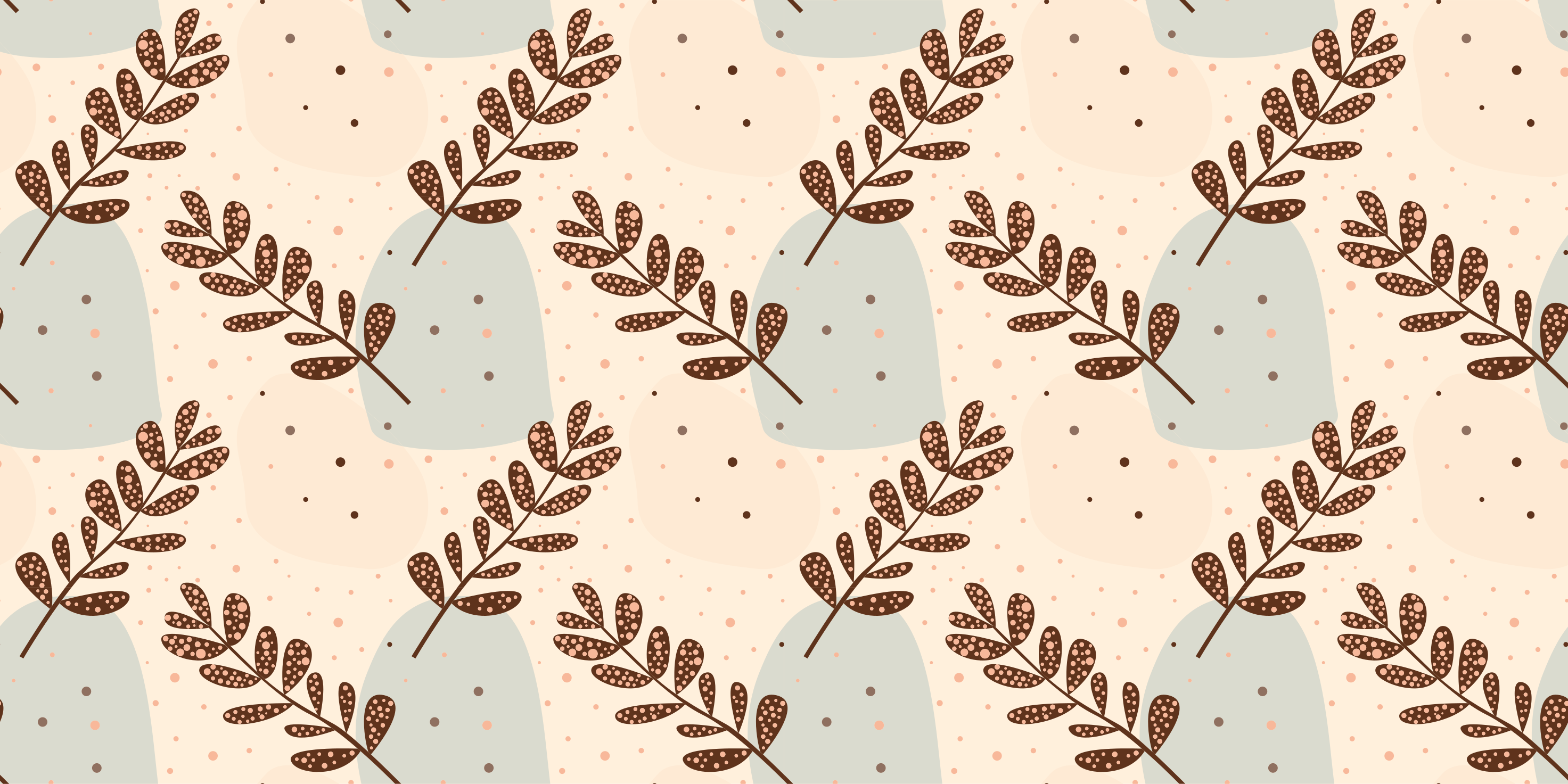 Vinil podovi cvijeće i biljke u pastelnim tonovima - TenStickers