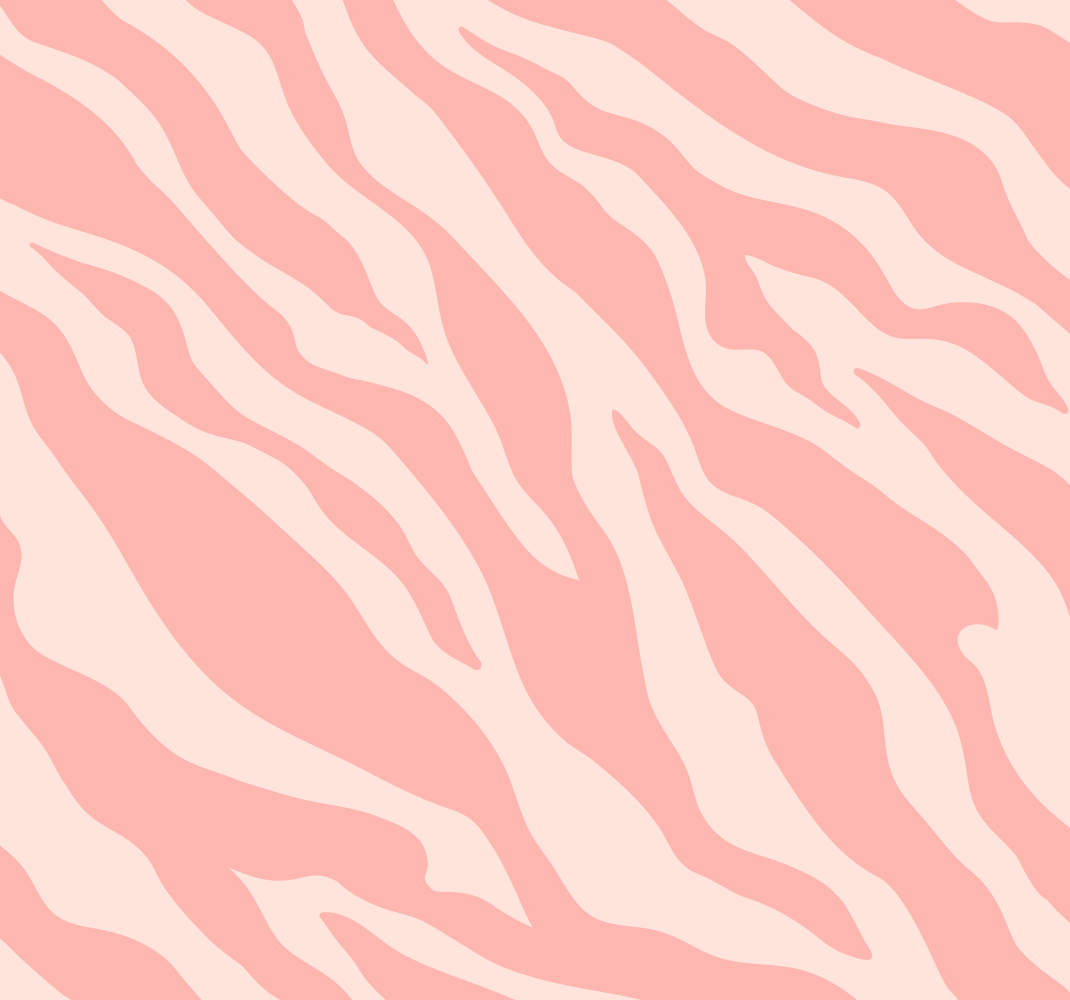 Vinil podovi otisak životinja pink zebra uzorak - TenStickers