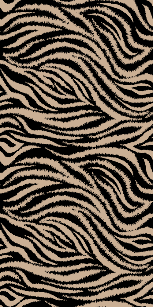 Vinil podovi otisak životinja zebra prugasti uzorak - TenStickers