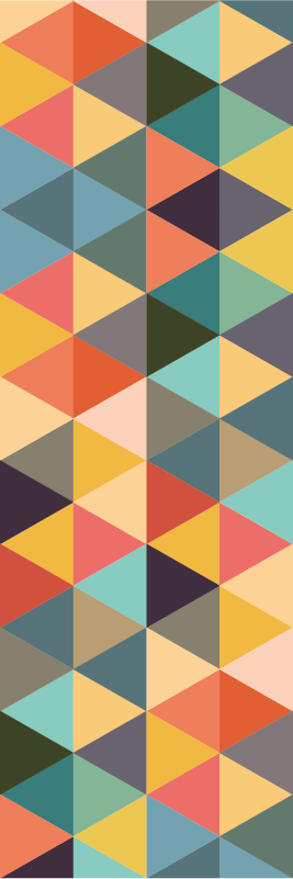 Vinil podovi geometrijski u više boja i uzoraka - TenStickers