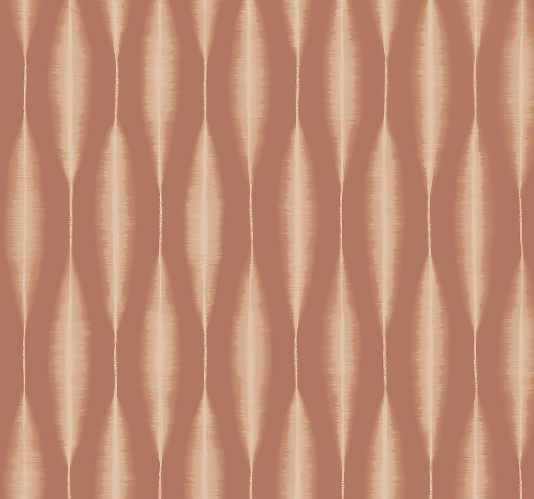 Vinil podovi geometrijski "ikat kasuri" mocha mousse - TenStickers