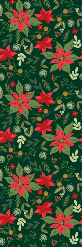 Vinil podovi božić ostavljaju božićne ukrase - TenStickers