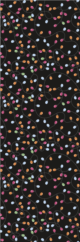 Vinil podovi božić s blistavim božićnim ukrasima - TenStickers