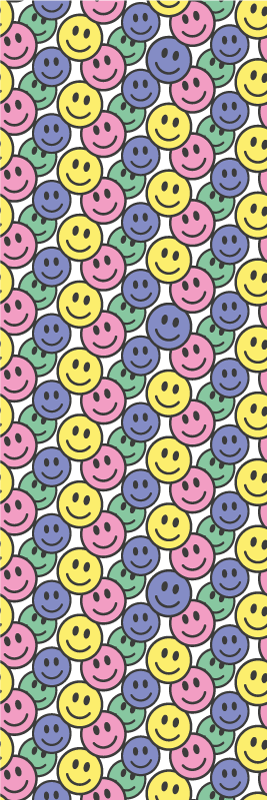 Vinil podovi spavaća soba s veseljem u pastelnim bojama - TenStickers