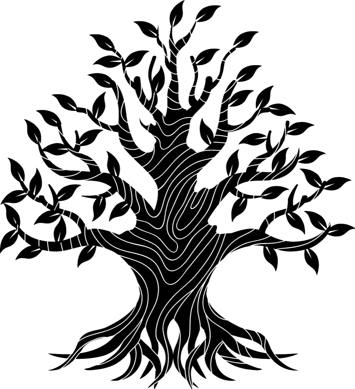 Vinil podovi priroda uzorak drvo života - TenStickers