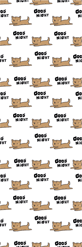 Vinil podovi spavaća soba s preslatkim psom koji spava - TenStickers