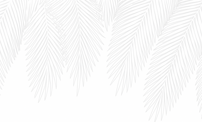 Vinil podovi spavaća soba neutralna palma - TenStickers