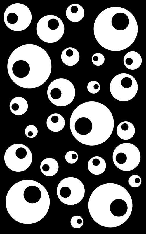 Vinil podovi geometrijski s vodnim biserima - TenStickers