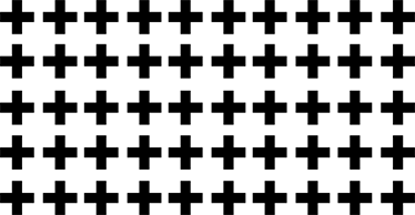 Vinil podovi geometrijski crno-bijeli križevi - TenStickers