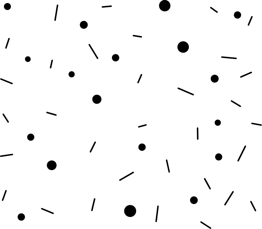 Vinil podovi geometrijski s konfeti krugova i linija - TenStickers