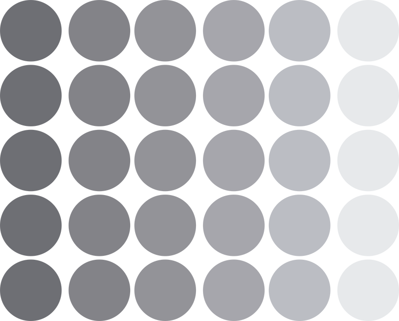 Vinil podovi geometrijski sivo kružno uzorkovanje - TenStickers