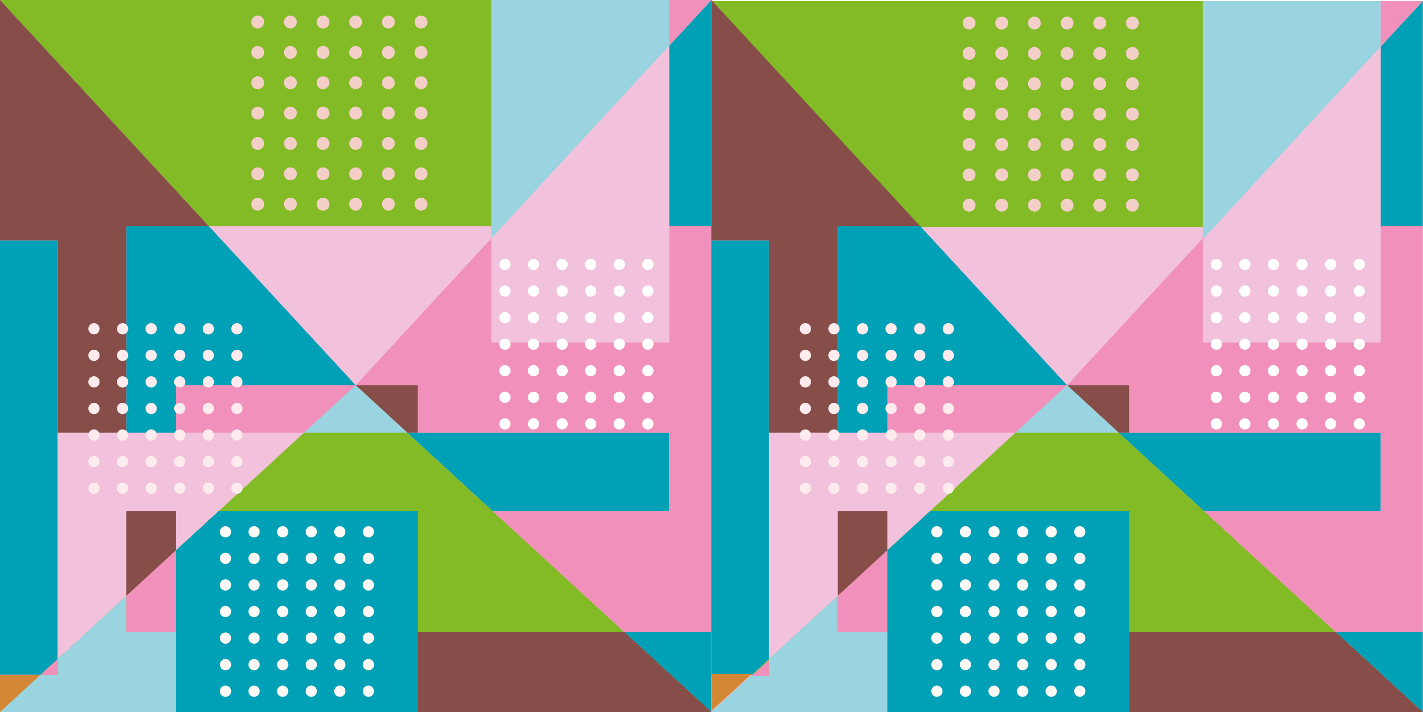 Vinil podovi geometrijski pastelni uzorak - TenStickers