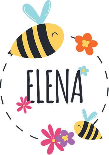 Vinil podovi djeca s personaliziranom proljetnom etiketom - TenStickers