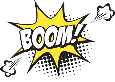 Vinil podovi djeca dekorativni onomatopejski pop - TenStickers