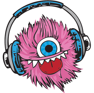 Vinil podovi djeca ružičasta dlakava čudovišta - TenStickers