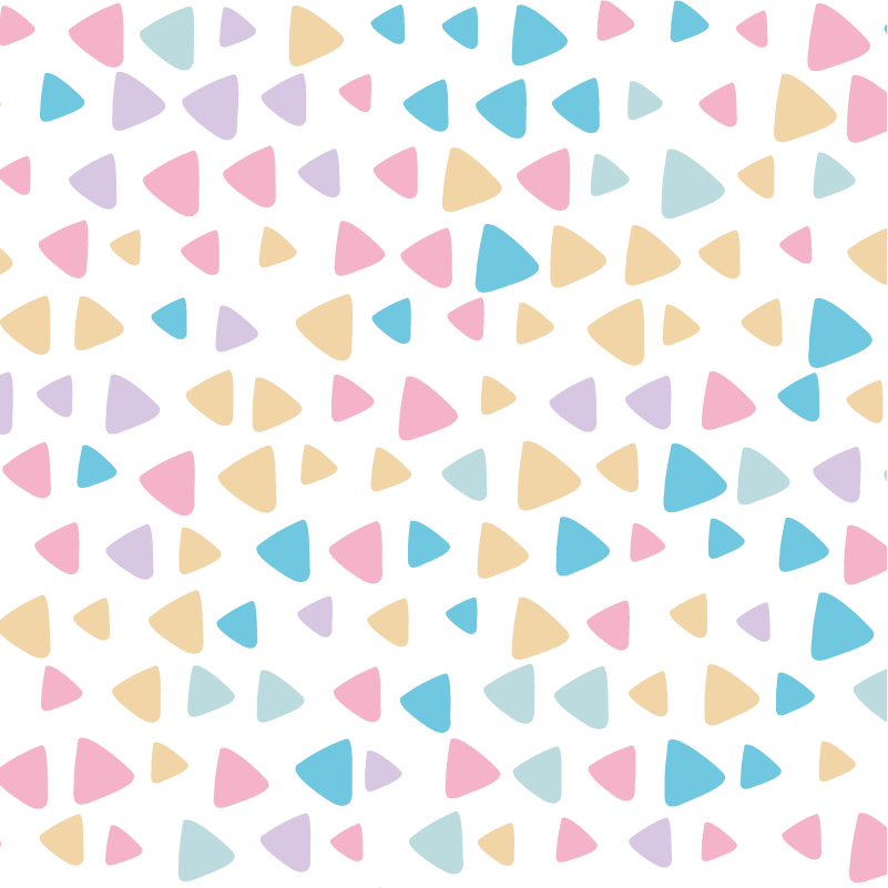 Vinil podovi djeca uzorke u pastelnim bojama - TenStickers