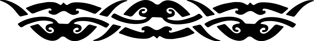 Vinil podovi spavaća soba monokromatski tribal dizajn - TenStickers