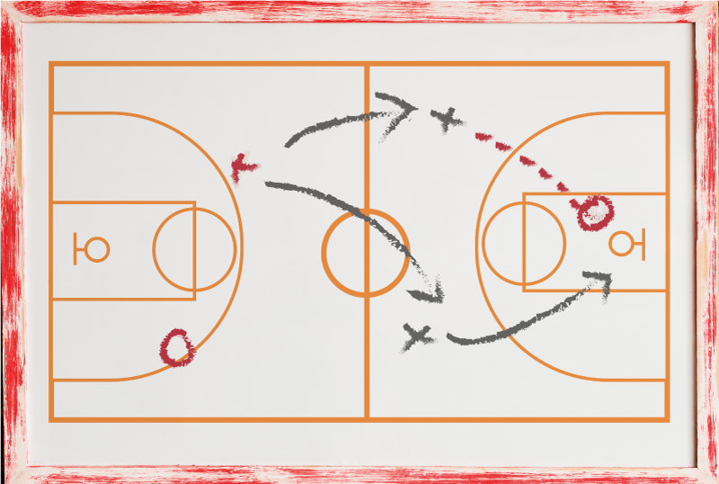 Vinil podovi igre sportski trener za društvene igre - TenStickers