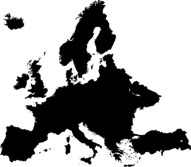 Vinil podovi karta svijeta vinil ploča europa - TenStickers