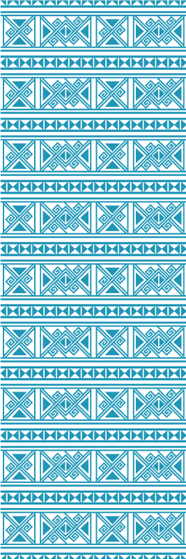 Vinil podovi za kupatilo plavi uzorak - TenStickers