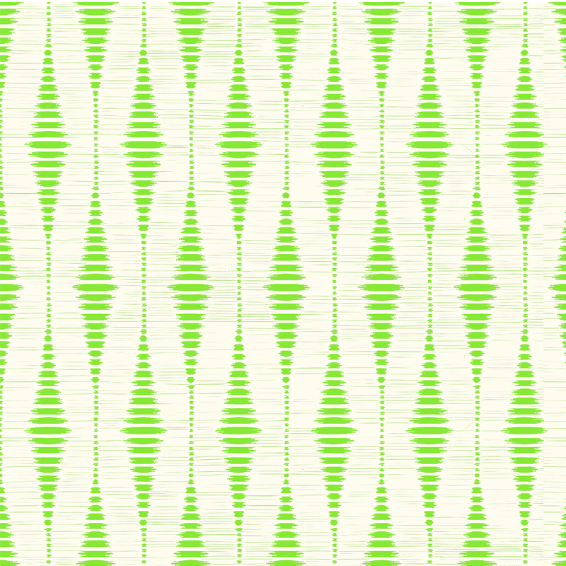 Vinil podovi geometrijski zeleni rabaul ikat - TenStickers
