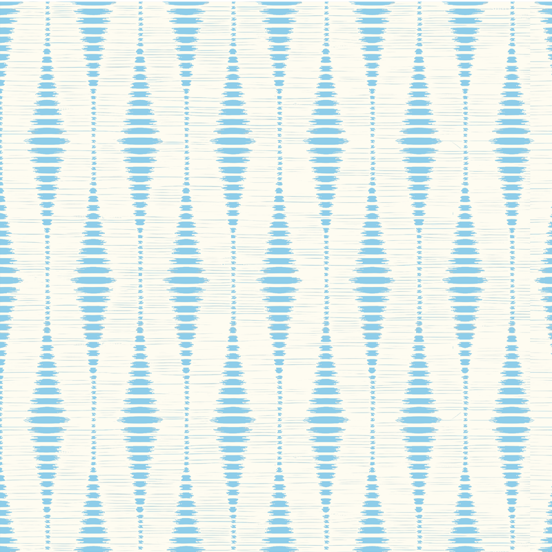 Vinil podovi geometrijski svijetloplavi rabaul ikat - TenStickers