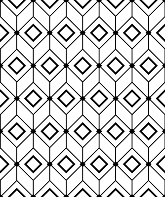 Vinil podovi geometrijski moderni dijamantni elementi - TenStickers