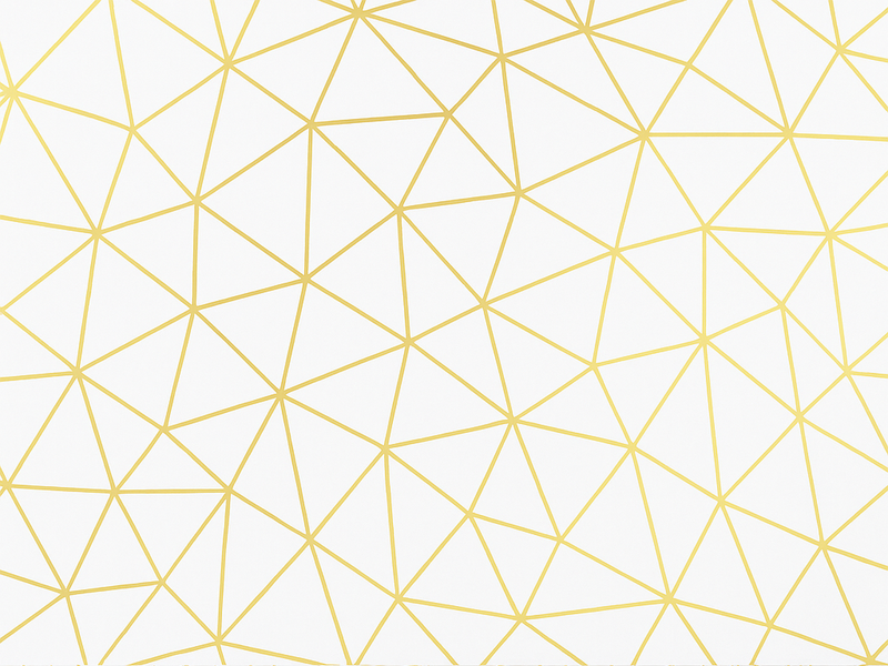 Vinil podovi geometrijski zlatni geometrijski mozaik - TenStickers