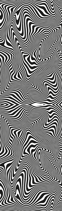 Vinil podovi za kupatilo zebra 3d efekt tuširanja - TenStickers