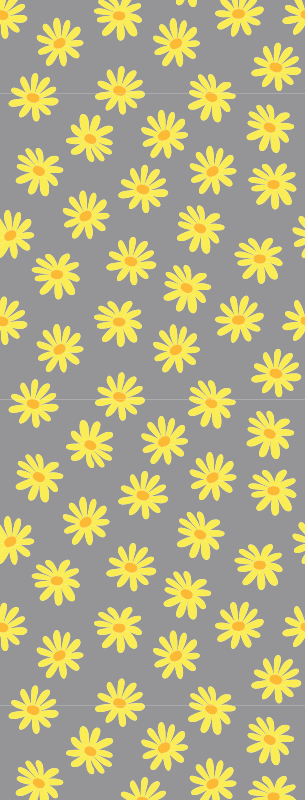 Vinil podovi spavaća soba pantone calendula - TenStickers