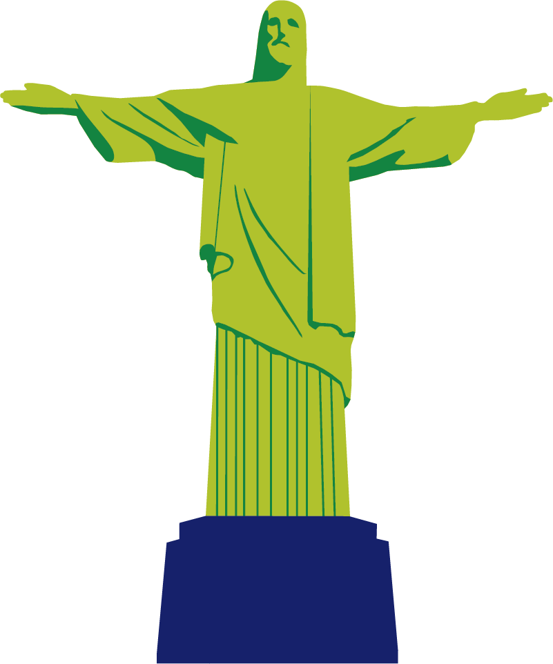Vinil podovi spavaća soba cristo redentor - TenStickers