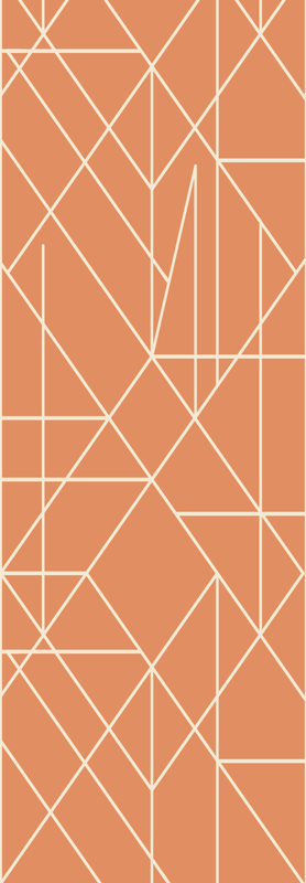 Vinil podovi skandinavski geometrijski mozaik apex - TenStickers