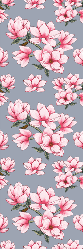 Vinil podovi priroda s tri prekrasne magnolije - TenStickers