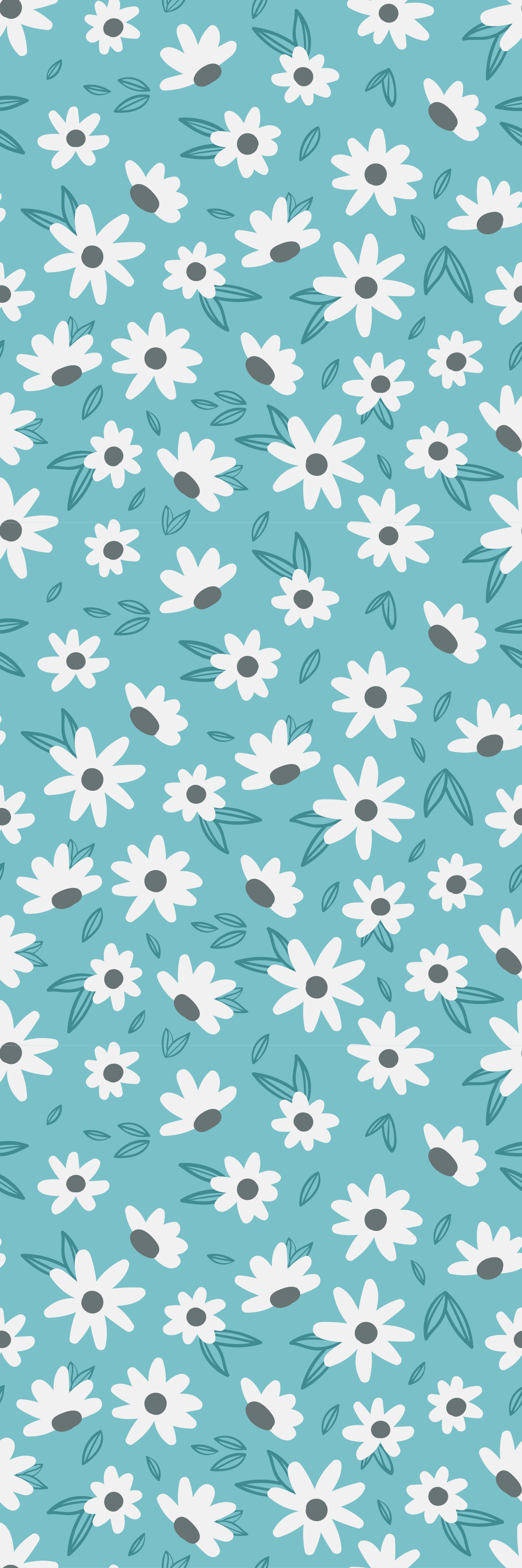 Vinil podovi priroda s cvjetovima u stilu "granny chic" - TenStickers