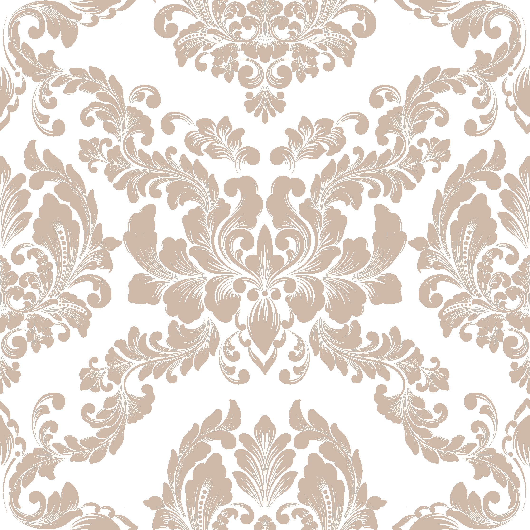 Vinil podovi berba s damask uzorkom - TenStickers