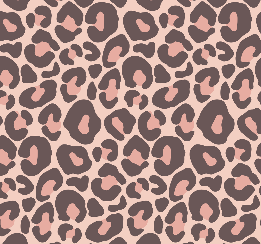 Vinil podovi životinja u ružičastom leopard uzorku - TenStickers