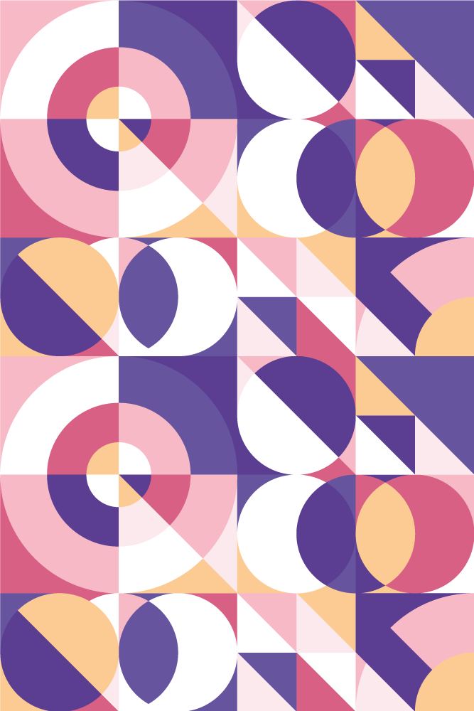 Vinil podovi moderni apstraktne geometrijske figure - TenStickers