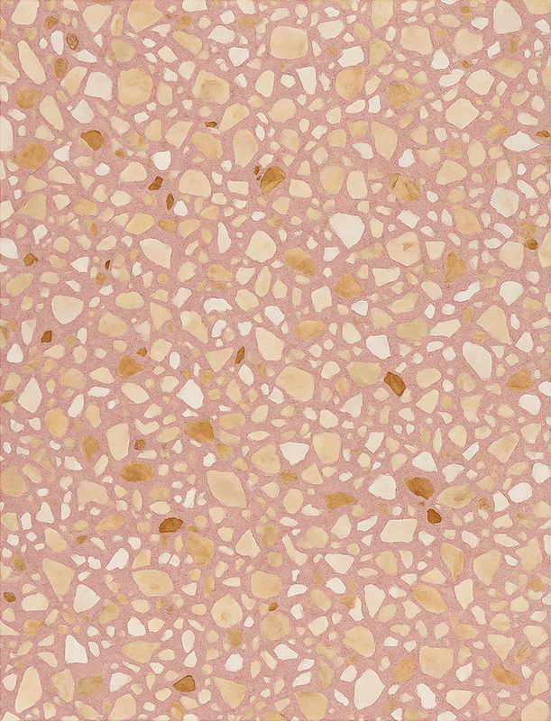 Vinil podovi tekstura rose earth terrazzo - TenStickers