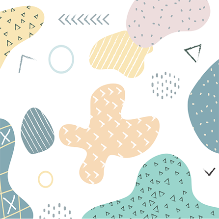 Vinil podovi geometrijski s grunge geometrijskim uzorkom - TenStickers