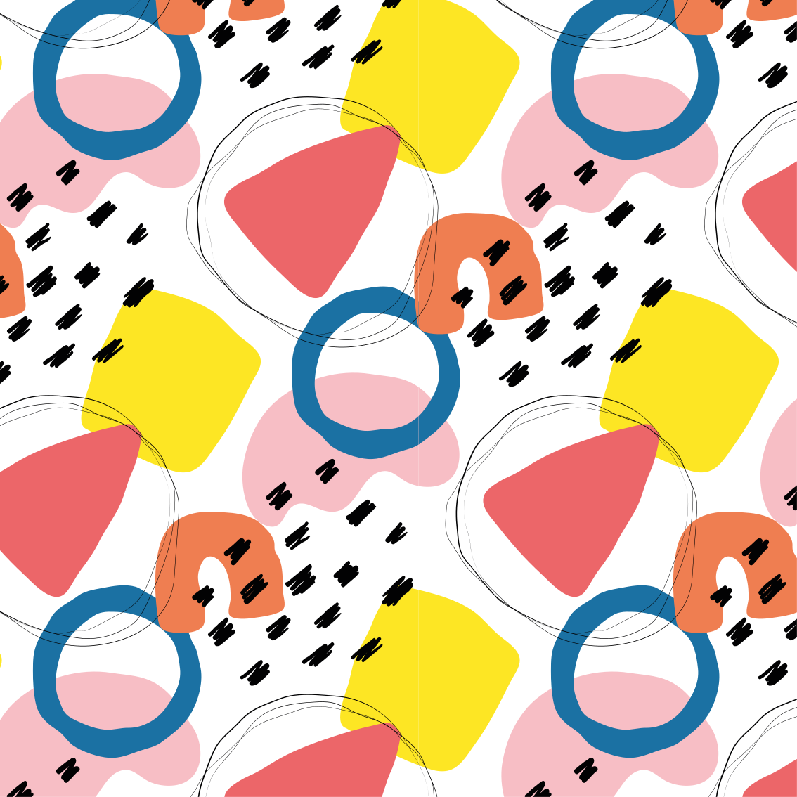 Vinil podovi geometrijski umjetnički uzorak - TenStickers