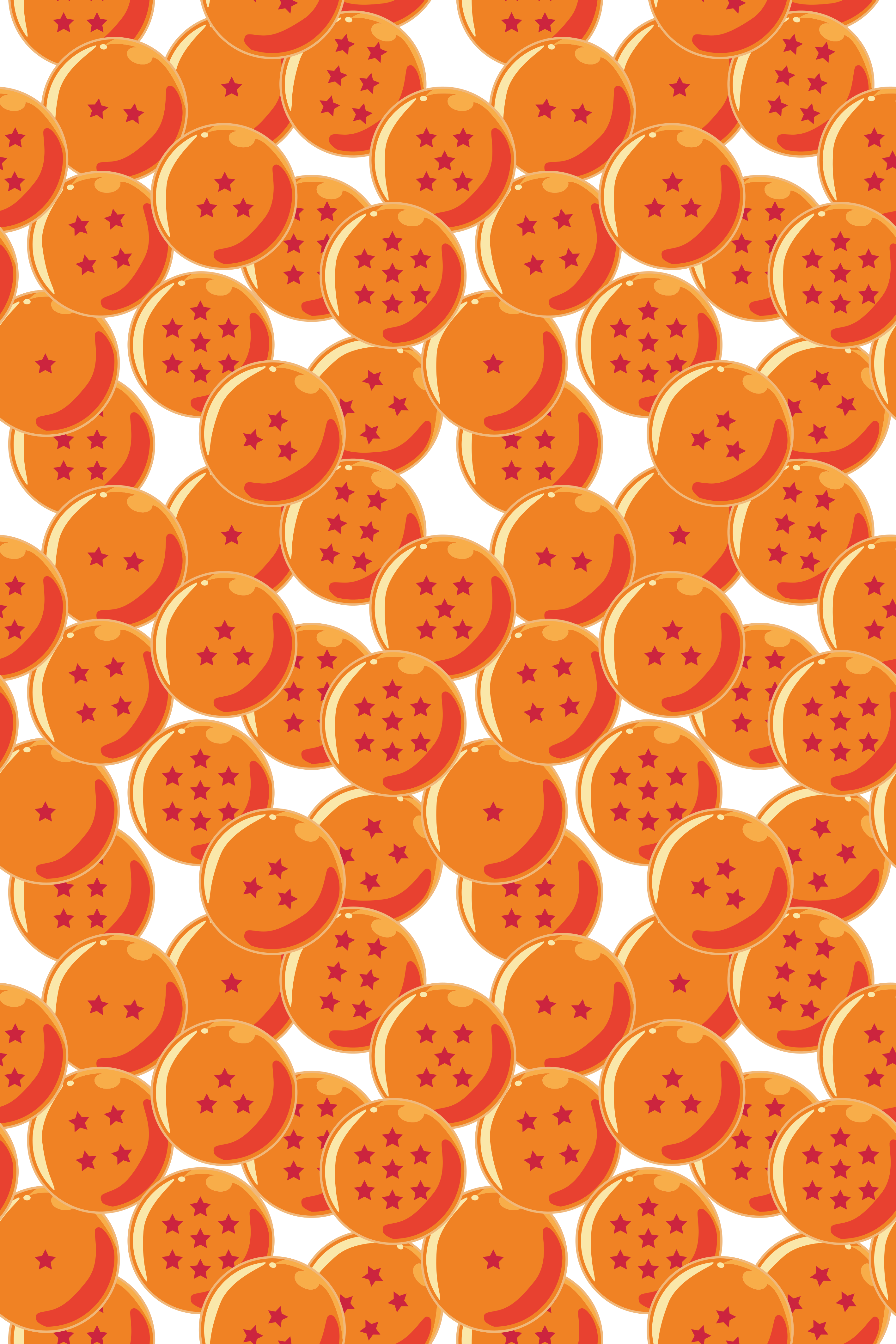 Vinil podovi naranča zmajeve kugle - TenStickers