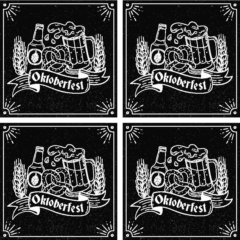 Vinil podovi crno hladno pivo s imenom - TenStickers