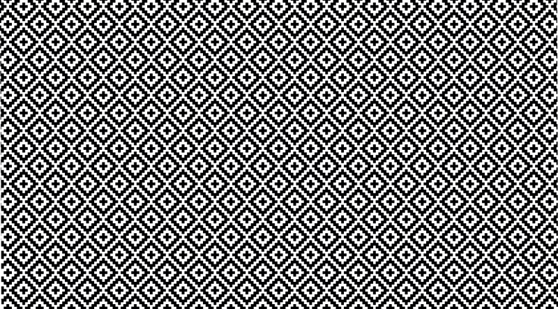 Plemenski kvadratni geometrijski etnički vinilni tepih - TenStickers