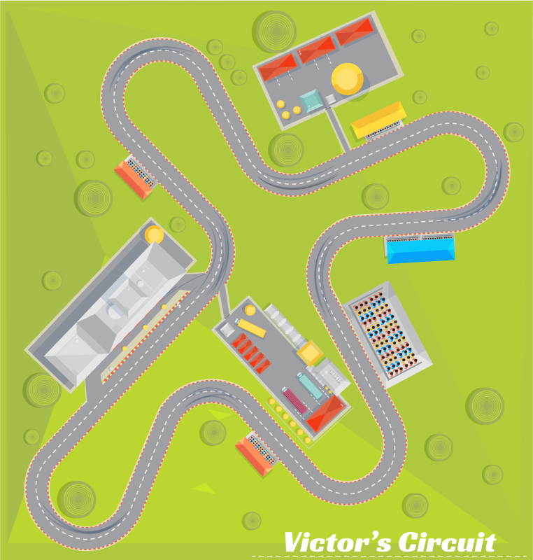 Nevjerojatna personalizirana trkačka staza od vinila - TenStickers