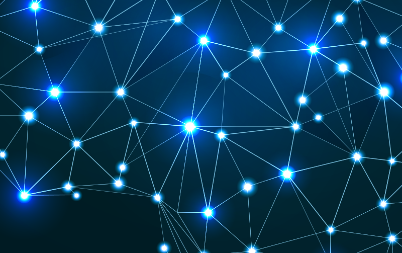 Divna poligonalna svjetlucava karta vinilna prostirka - TenStickers