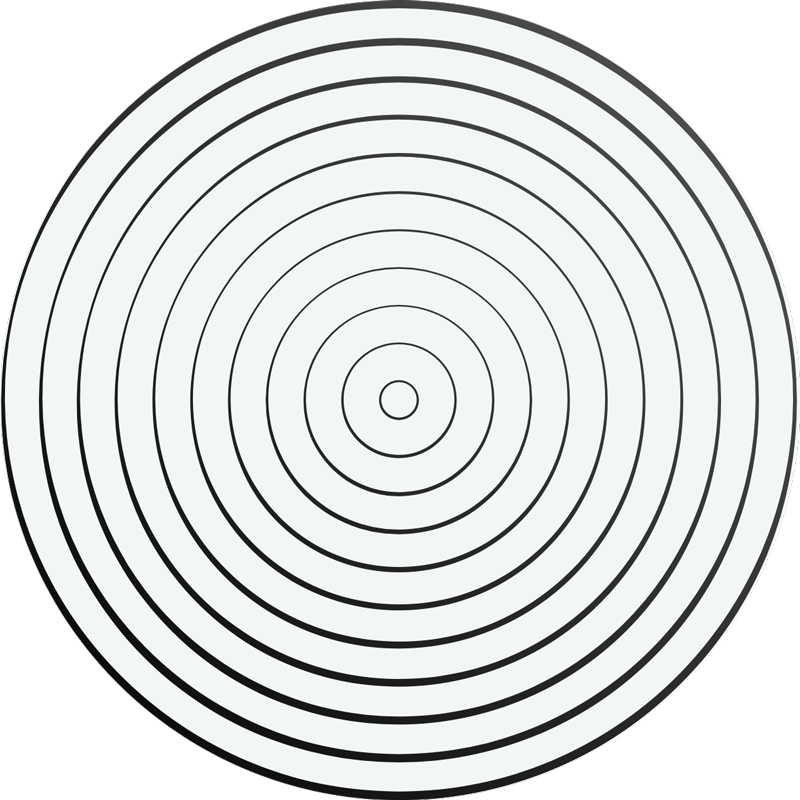 Minimalistički zvučni valovi od vinilnih tepiha - TenStickers