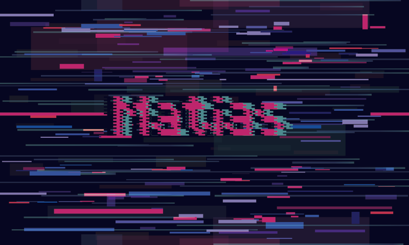 Moderan glitch tepih s imenom - TenStickers